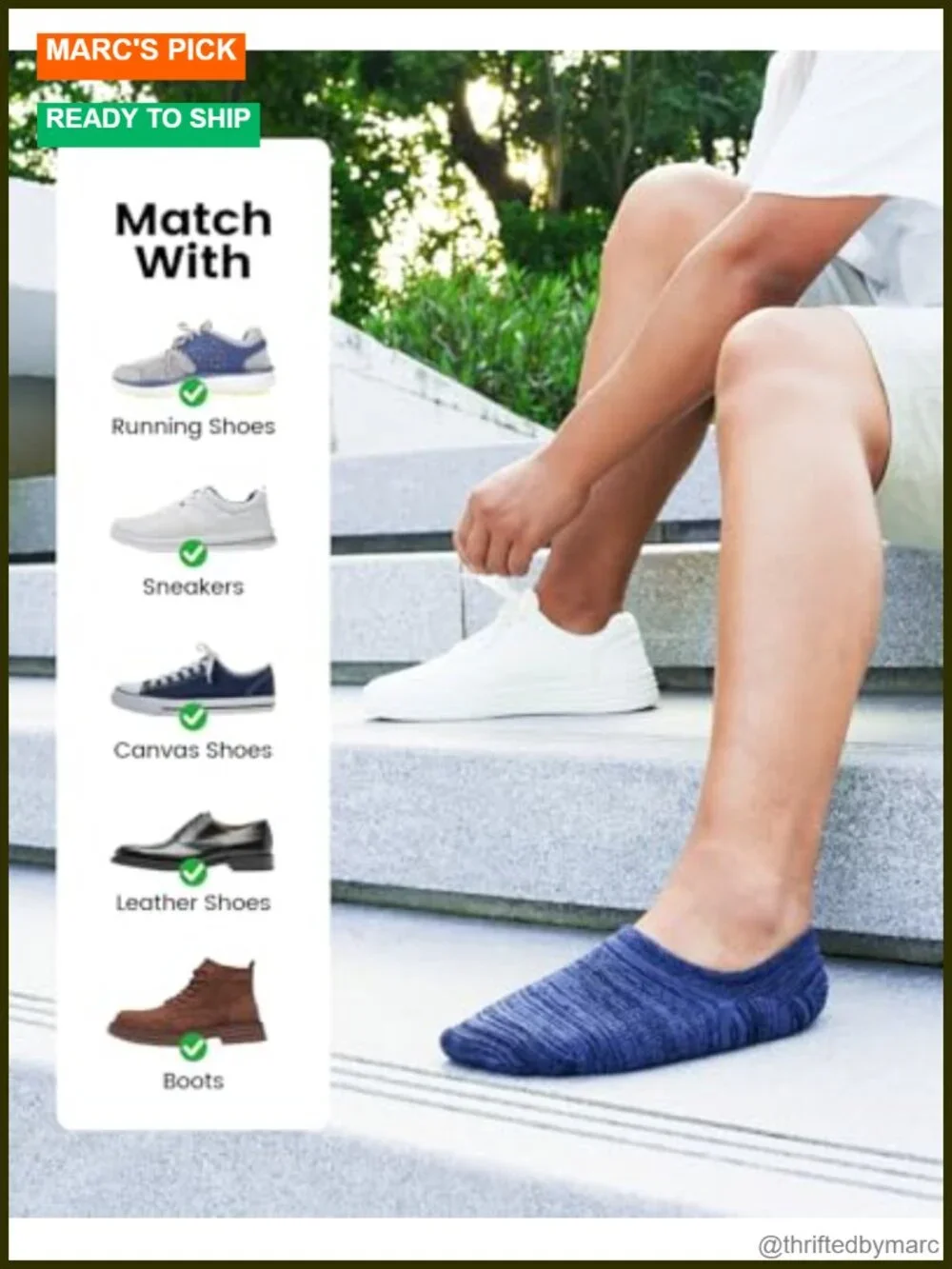 No Show Socks Men Low Cut Ankle Short Athletic Socks Non-Slip Grip 8 Pairs